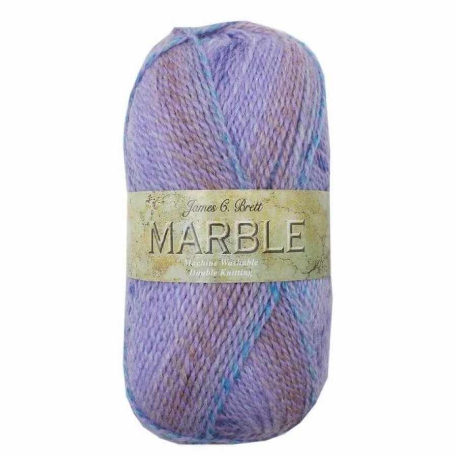 Acrylic Yarn * | Promo James C Brett Purple Marble Dk Yarn 100G