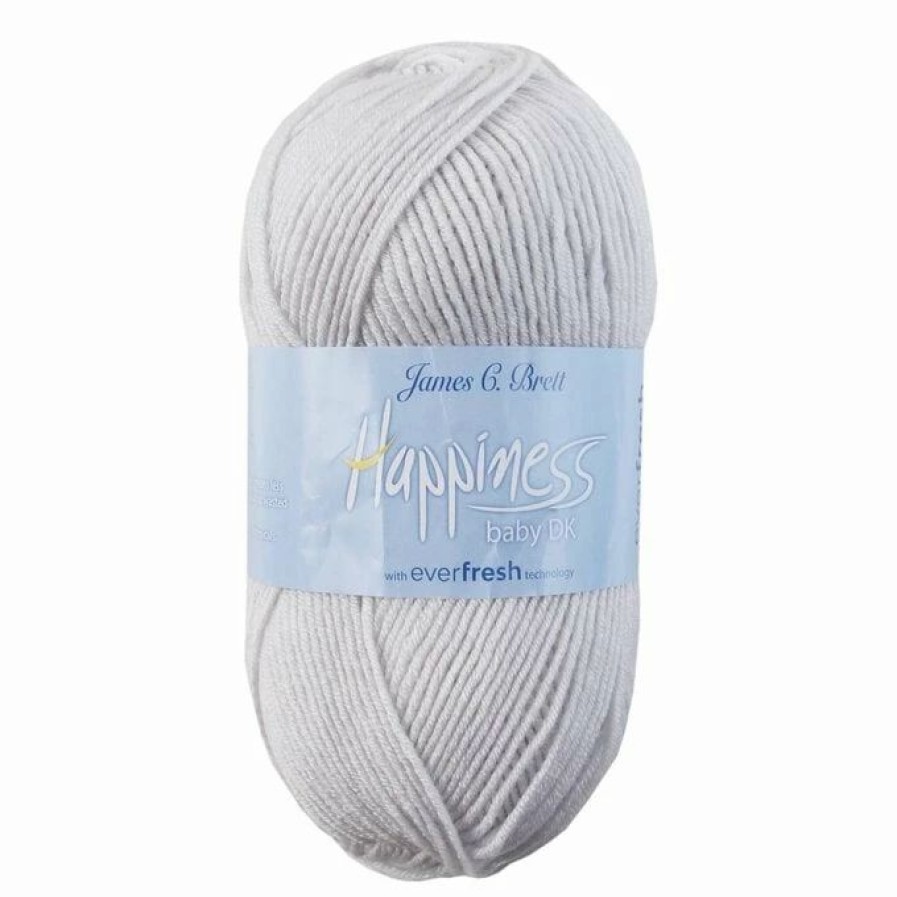 Acrylic Yarn * | Wholesale James C Brett Silver Happiness Dk Yarn 100G