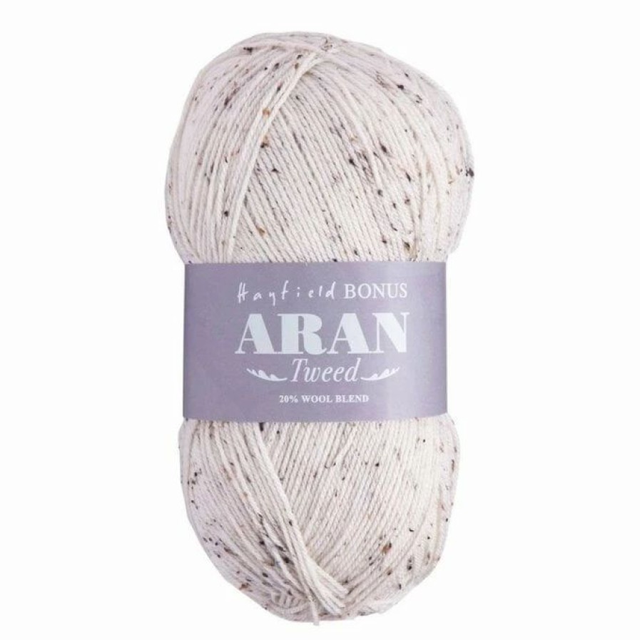 Acrylic Yarn * | Top 10 Hayfield Glencoe Bonus Aran Tweed 400 G