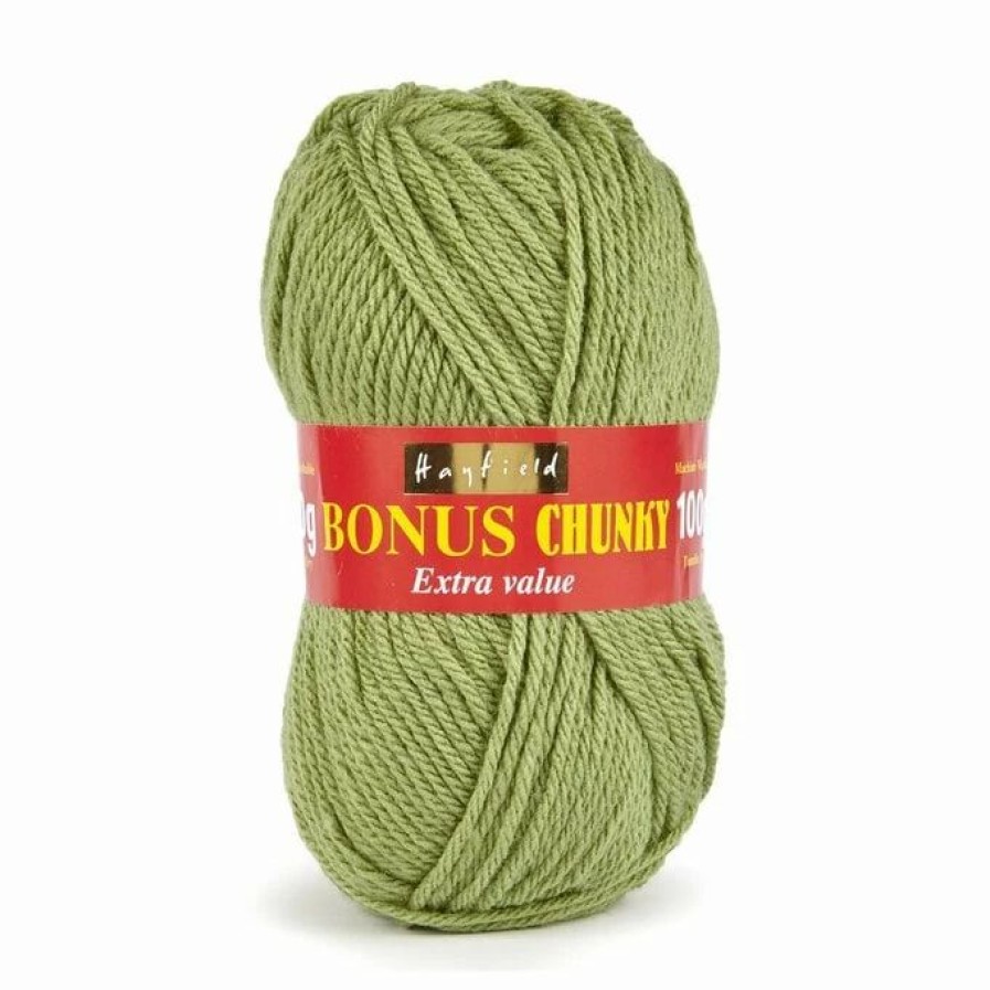 Chunky Yarn * | Top 10 Hayfield Grass Bonus Chunky Yarn 100G (825)