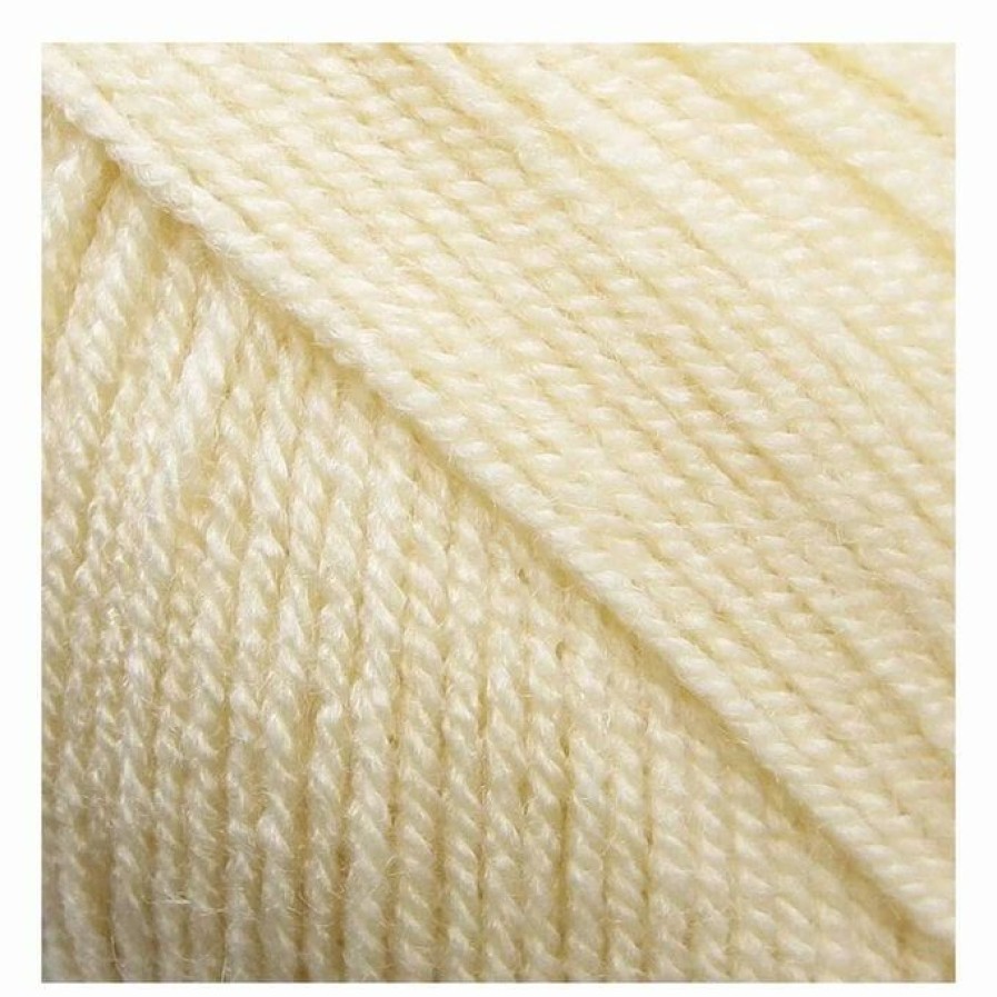 Acrylic Yarn * | Outlet The Wi Women'S Institute Cream Premium Acrylic Yarn 100G