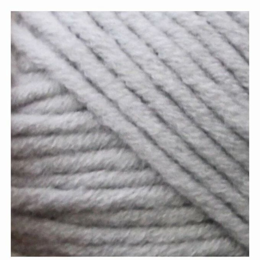 Chunky Yarn * | Brand New The Wi Women'S Institute Pale Grey Soft And Chunky Yarn 100G