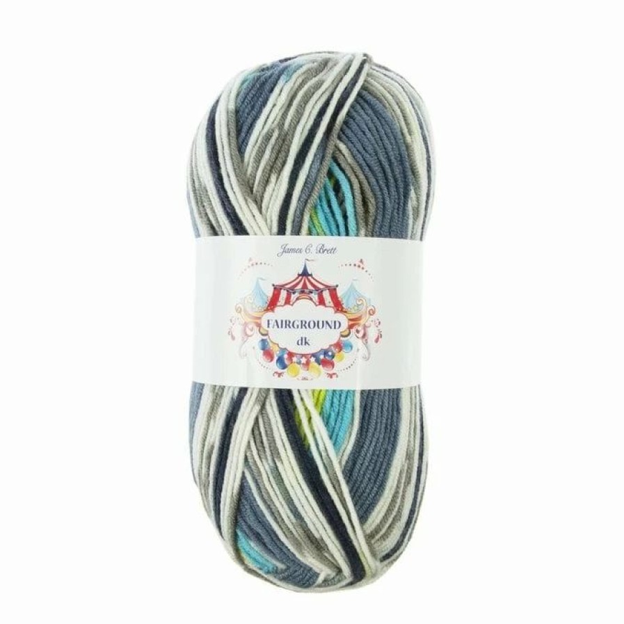 Acrylic Yarn * | Top 10 James C Brett Citrus Zest Fairground Dk Yarn 100G