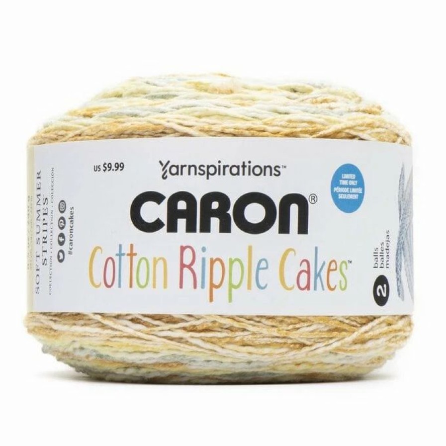 Cotton Yarn * | Buy Caron Meadow Cotton Ripple Cakes Yarn 250G