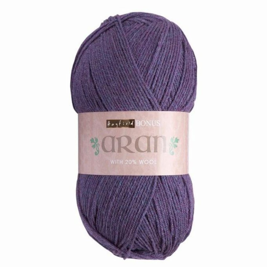 Acrylic Yarn * | Budget Hayfield Purple Heather Bonus Aran With Wool 400G (871)