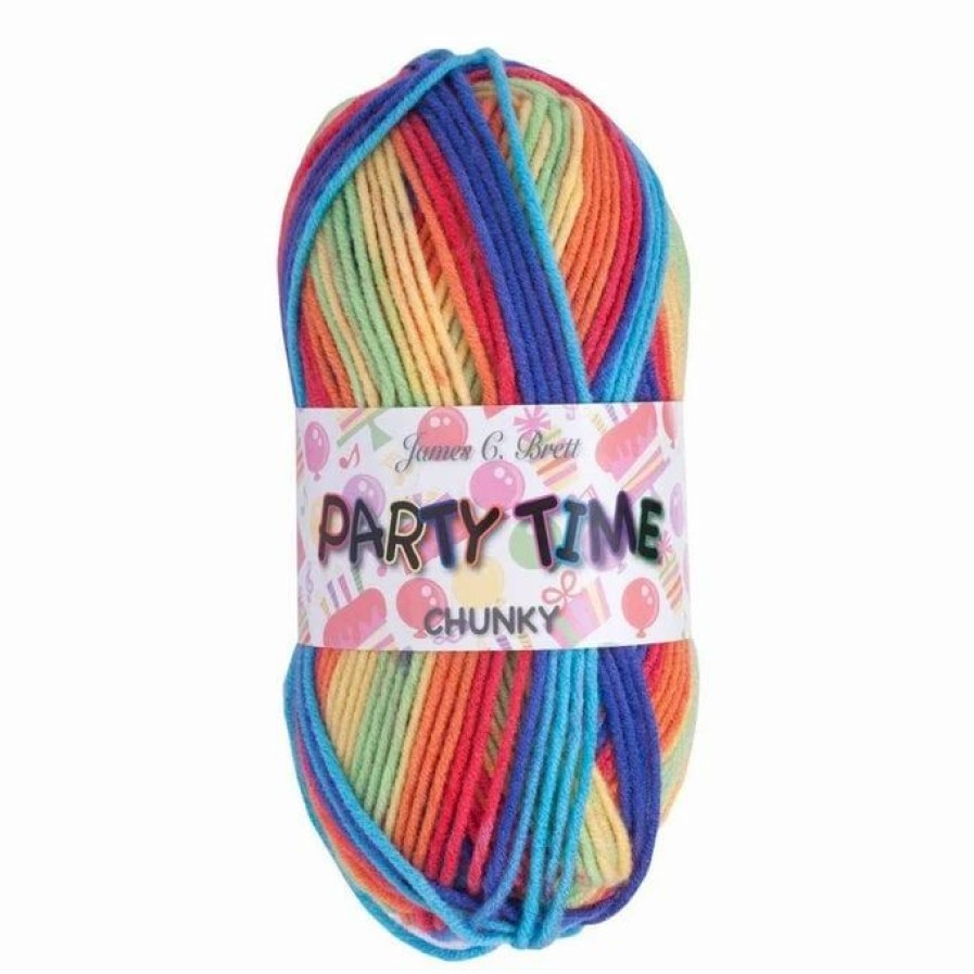 Chunky Yarn * | Cheapest James C Brett Pt4 Party Time Chunky Yarn 100G