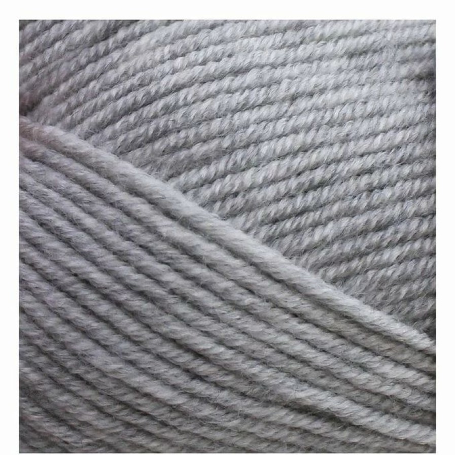 Acrylic Yarn * | Top 10 The Wi Women'S Institute Grey Soft And Cuddly Dk Yarn 50G