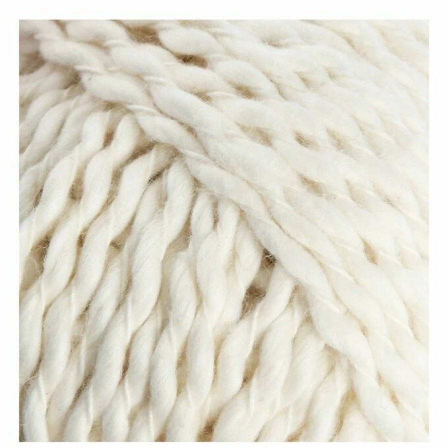 Chunky Yarn * | Cheapest Knitcraft Cream Wavy Days Yarn 50G