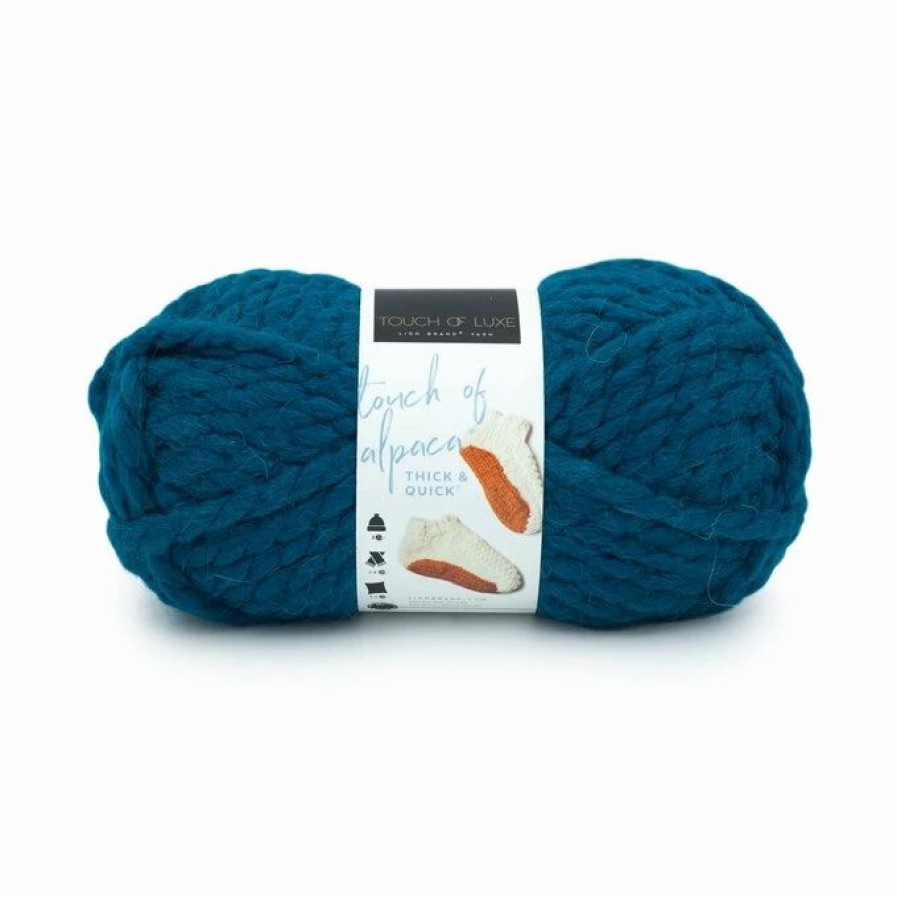 Acrylic Yarn * | Budget Lion Brand Tourmaline Touch Of Alpaca Thick & Quick 100G