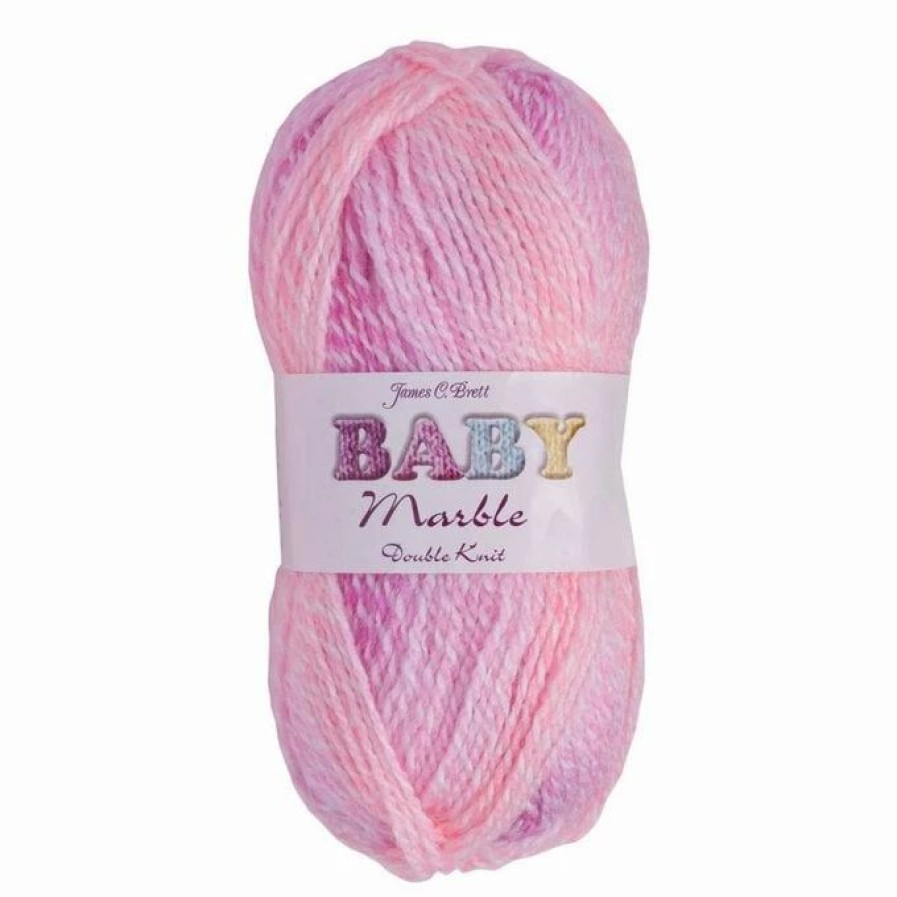 Acrylic Yarn * | Best Sale James C Brett Bm1 Baby Marble Dk Yarn 100 G