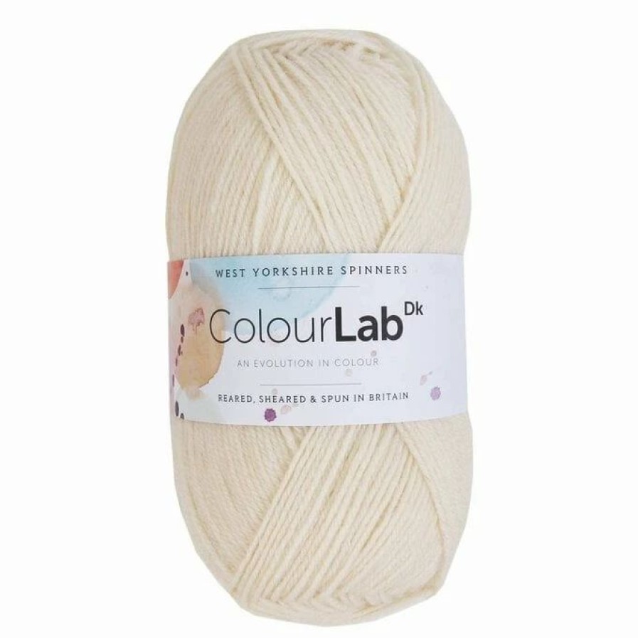 Wool * | Discount West Yorkshire Spinners Natural Cream Colourlab Dk Yarn 100G