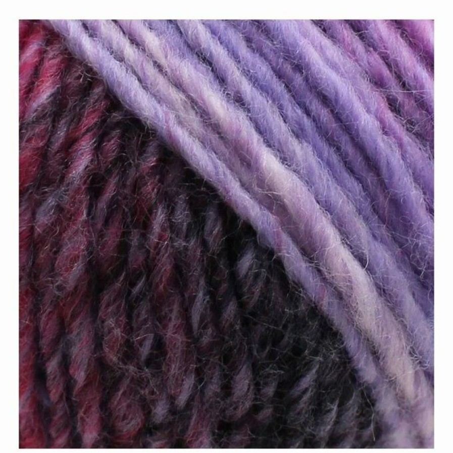 Chunky Yarn * | Brand New Rico Design Rico Purple Fuchsia Creative Melange Chunky Yarn 50G