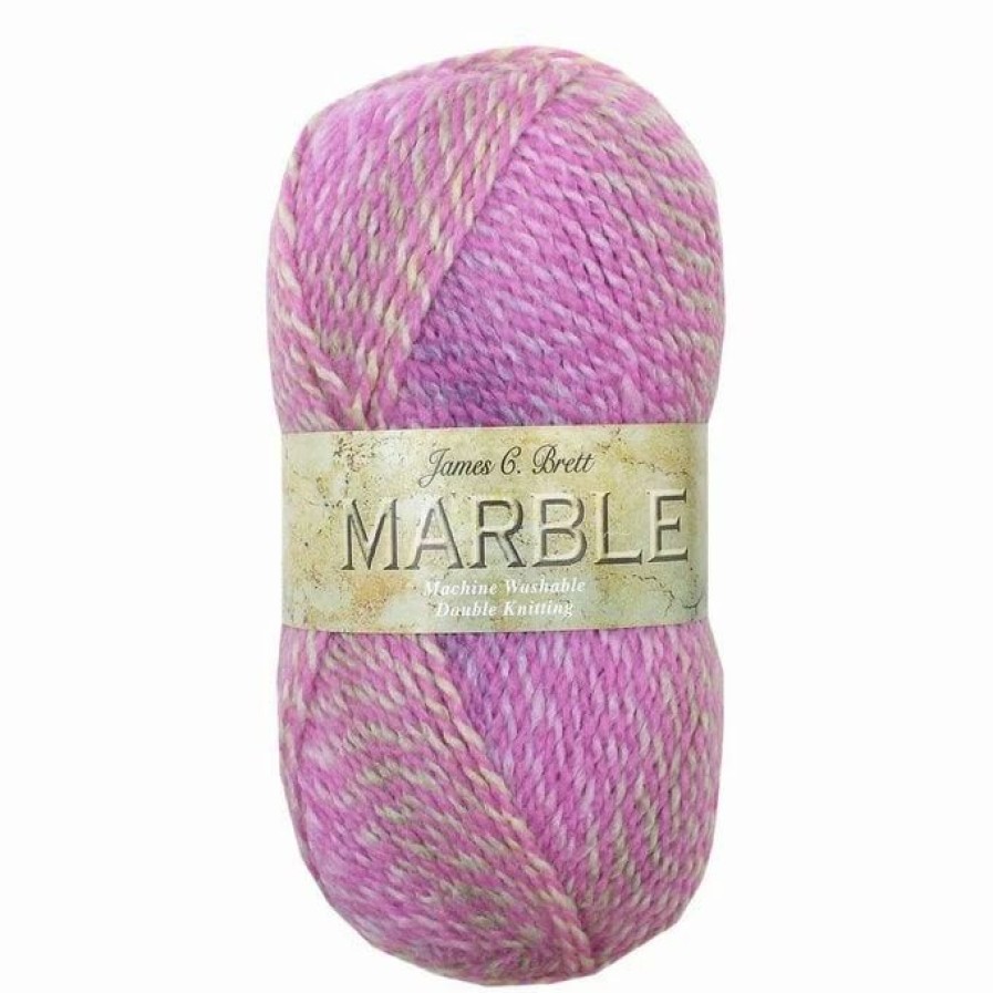 Acrylic Yarn * | Deals James C Brett Pink Marble Dk Yarn 100G