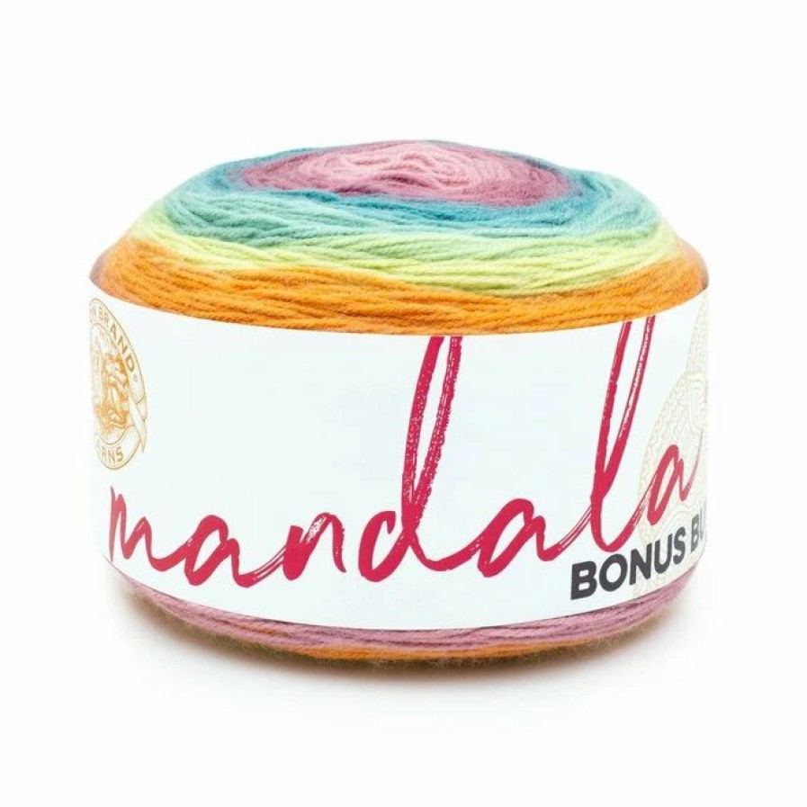 Acrylic Yarn * | Coupon Lion Brand Sasquatch Mandala Bonus Bundle 300G