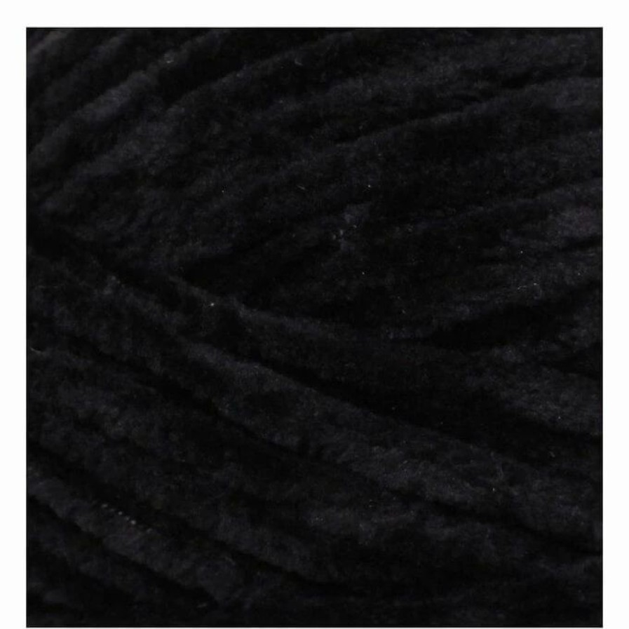 Chunky Yarn * | Budget James C Brett Black Flutterby Chunky Yarn 100G