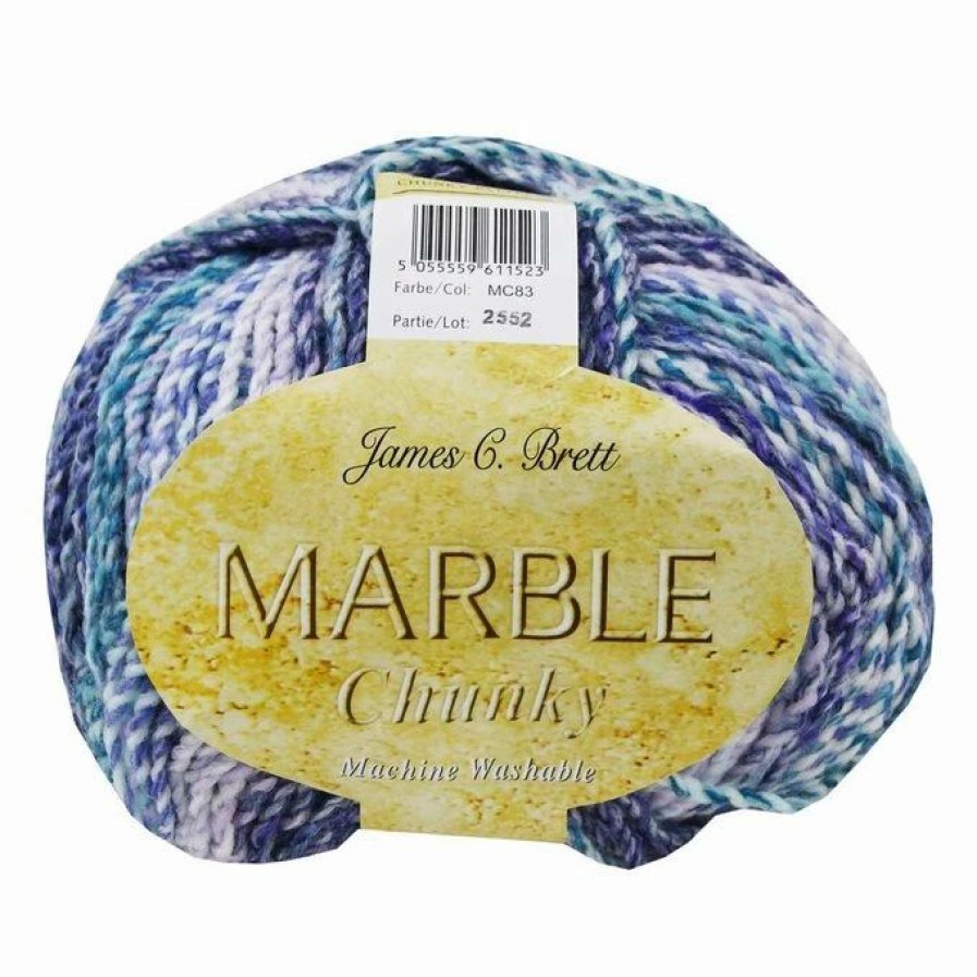 Chunky Yarn * | Brand New James C Brett River Marble Chunky Yarn 200G