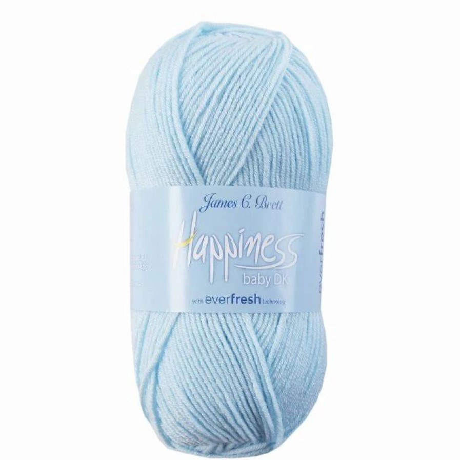 Acrylic Yarn * | Budget James C Brett Baby Blue Happiness Dk Yarn 100G