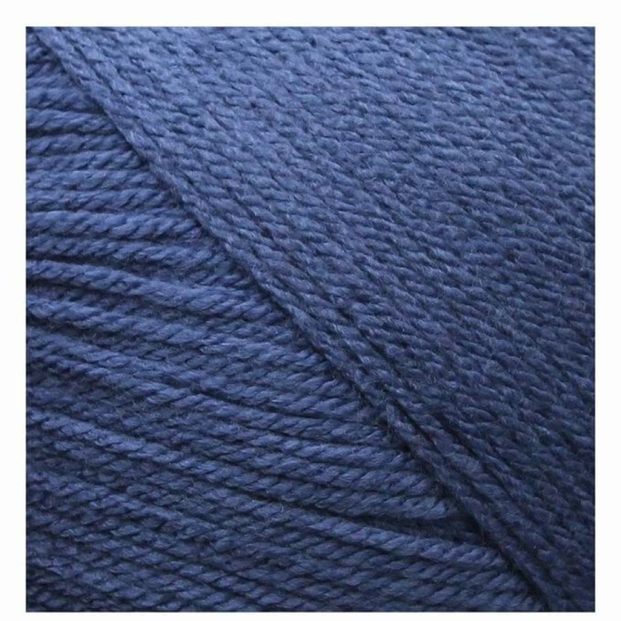 Acrylic Yarn * | New The Wi Women'S Institute Denim Soft And Smooth Aran Yarn 400G