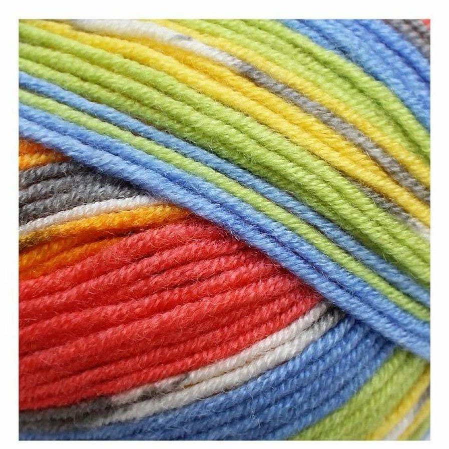 Acrylic Yarn * | Best Pirce James C Brett Rainbow Multi Fairground Dk Yarn 100 G