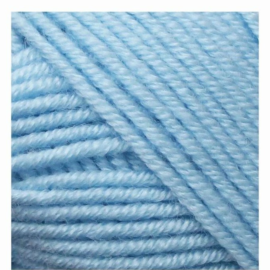 Acrylic Yarn * | Wholesale The Wi Women'S Institute Light Blue Soft And Cuddly Dk Yarn 50G