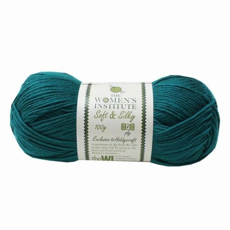 Acrylic Yarn * | Wholesale The Wi Women'S Institute Azure Soft And Silky 4 Ply Yarn 100G