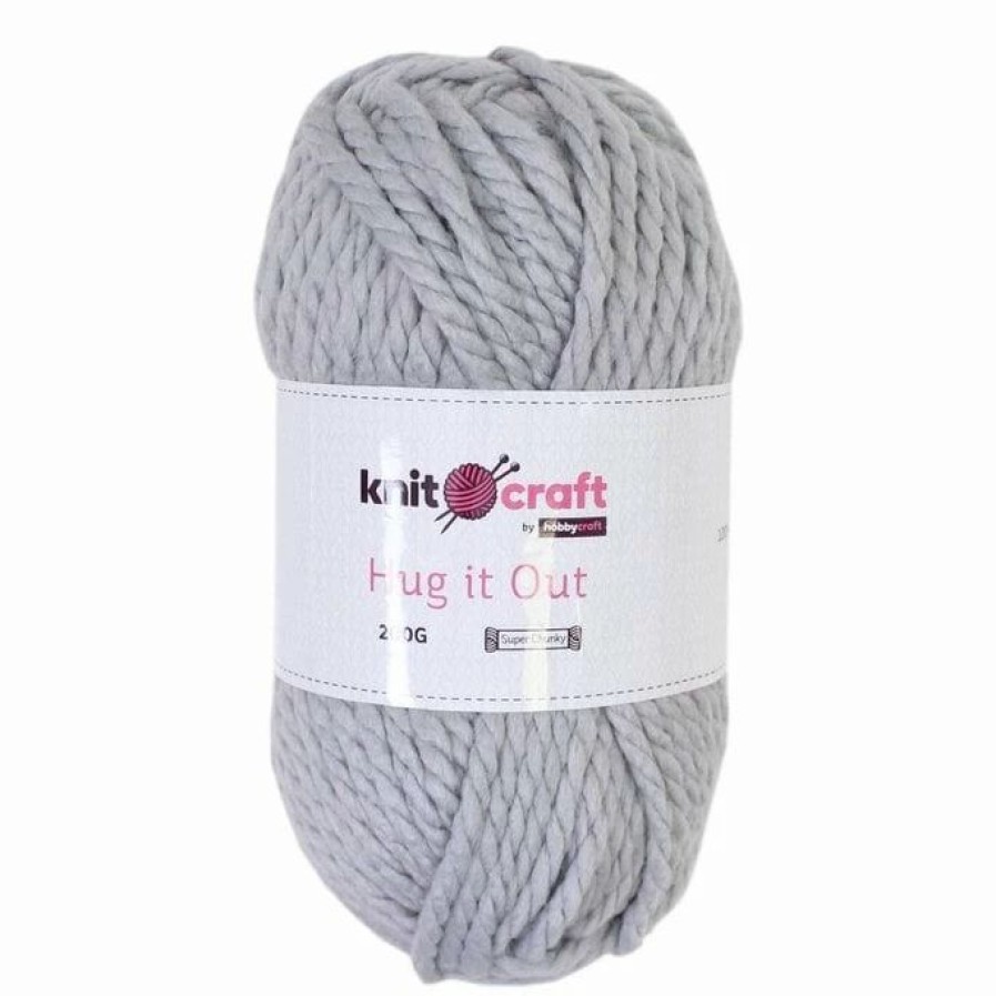 Acrylic Yarn * | Budget Knitcraft Steel Hug It Out Yarn 200G