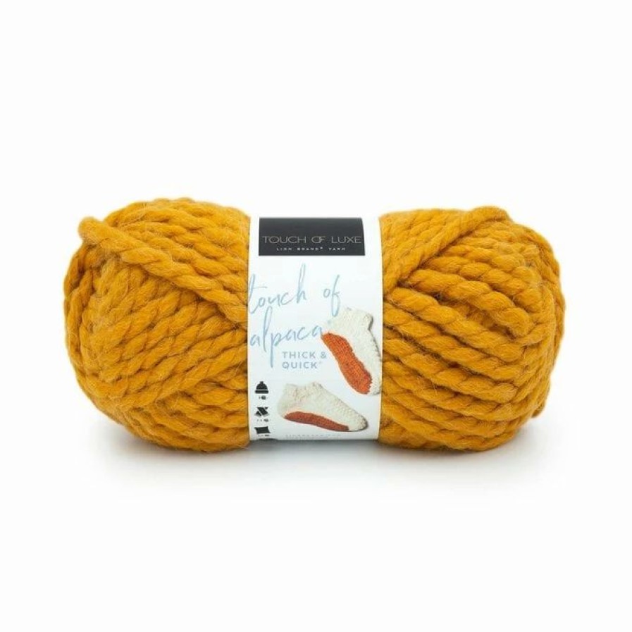 Acrylic Yarn * | Coupon Lion Brand Mango Chutney Touch Of Alpaca Thick & Quick 100G