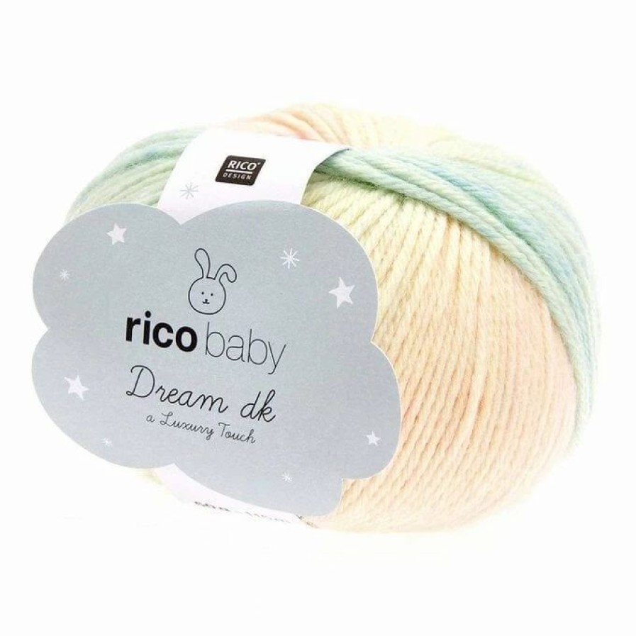 Acrylic Yarn * | Coupon Rico Design Rico Pastel Baby Dream Dk Yarn 50G