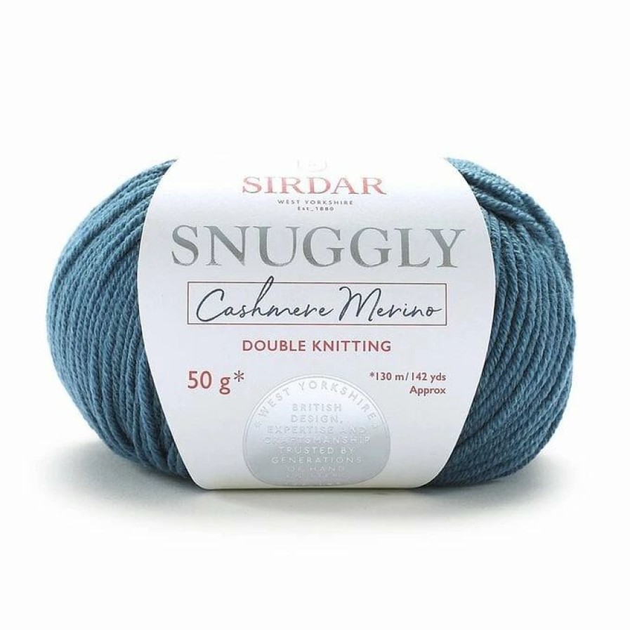 Wool * | Best Pirce Sirdar Teal Snuggly Cashmere Merino Dk Yarn 50G