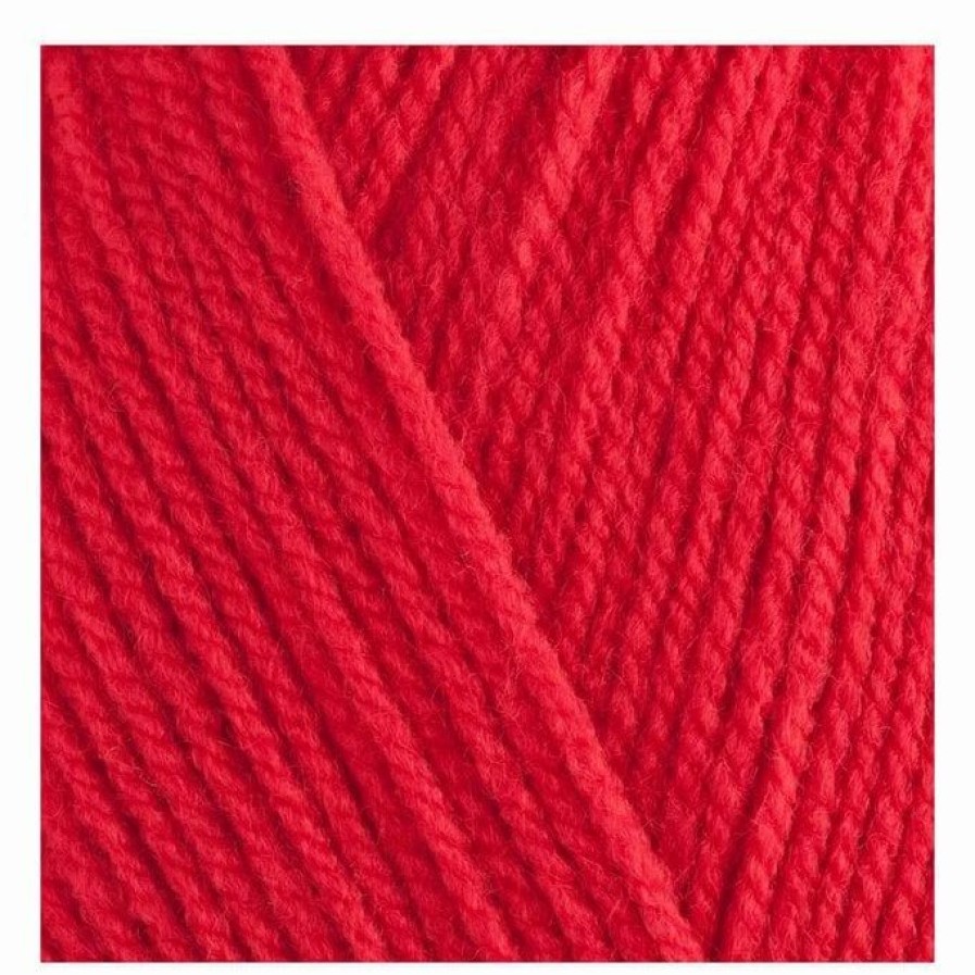 Acrylic Yarn * | Best Sale Hayfield Signal Red Bonus Dk Yarn 100G (977)