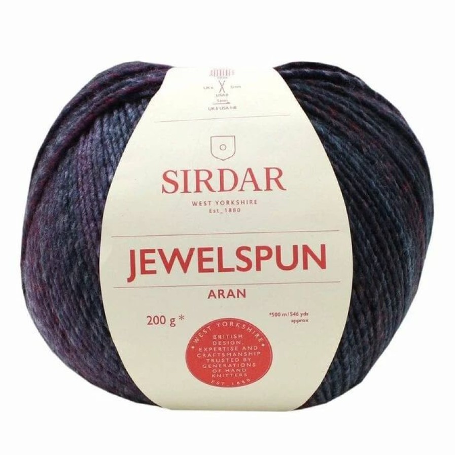 Acrylic Yarn * | Top 10 Sirdar Nordic Noir Jewelspun Yarn 200G