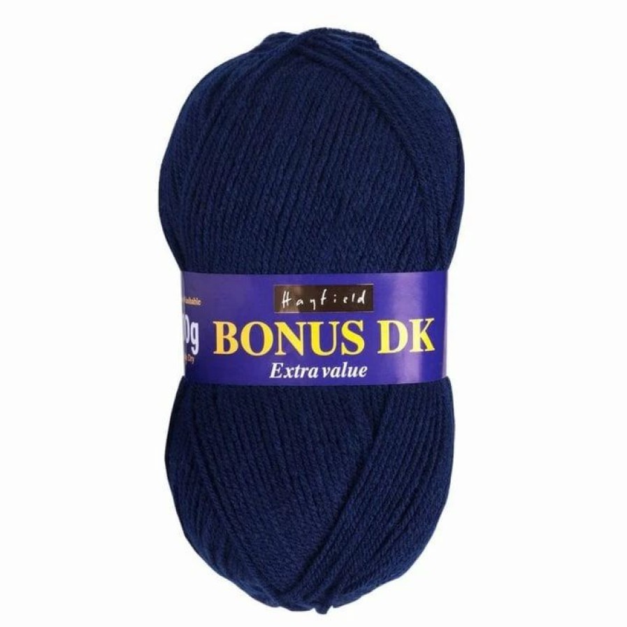 Acrylic Yarn * | Outlet Hayfield Navy Bonus Dk Yarn 100G (971)