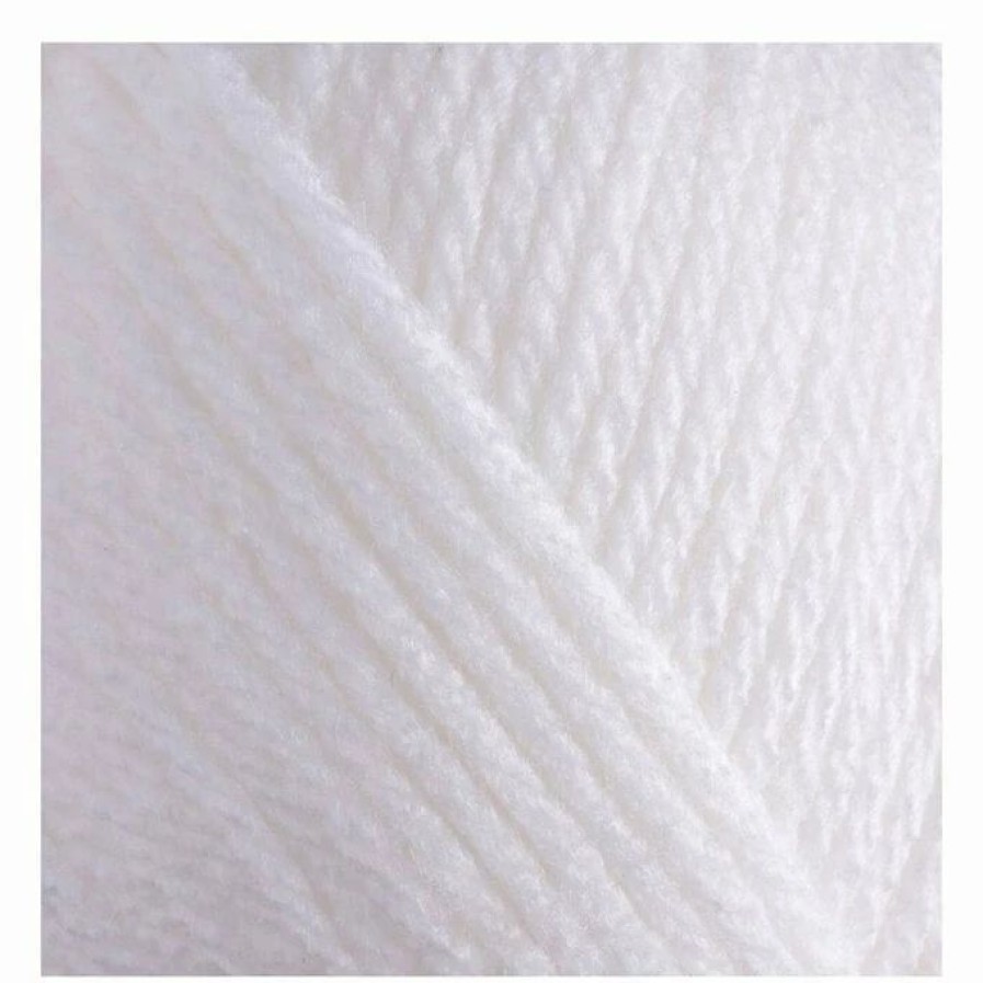 Chunky Yarn * | Coupon Hayfield White Bonus Chunky Yarn 100G (961)