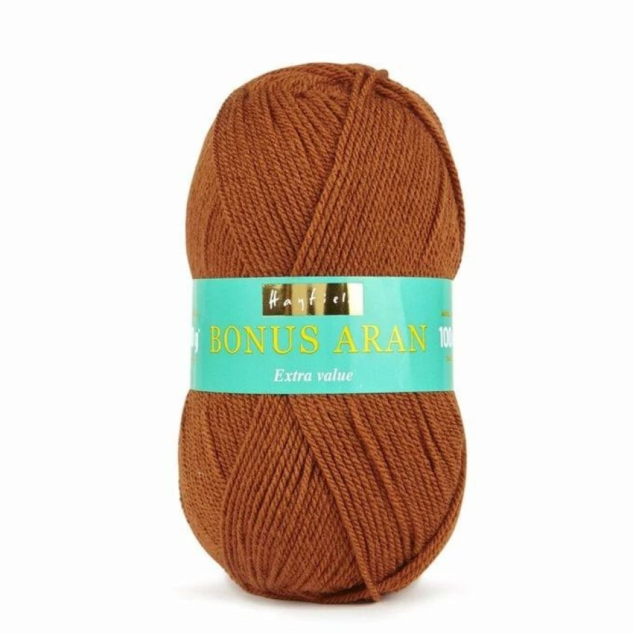 Acrylic Yarn * | Outlet Sirdar Hayfield Hazelnut Bonus Aran 100G