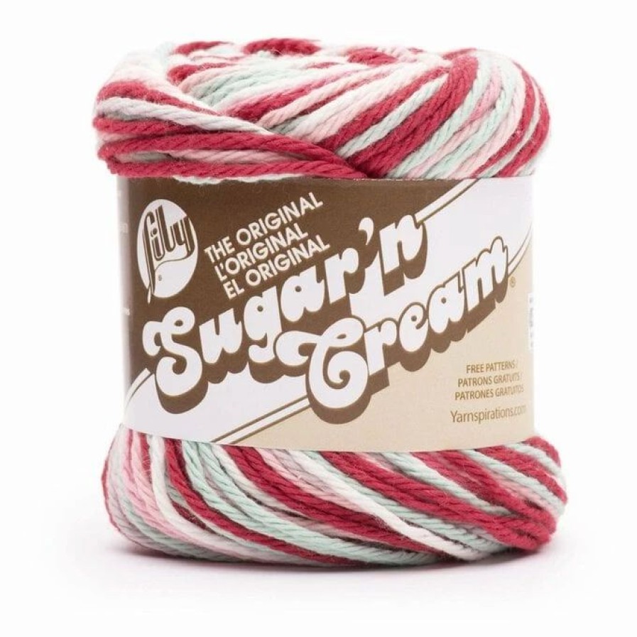 Cotton Yarn * | Outlet Lily Sugar 'N Cream Full Bloom Ombre Yarn 56G