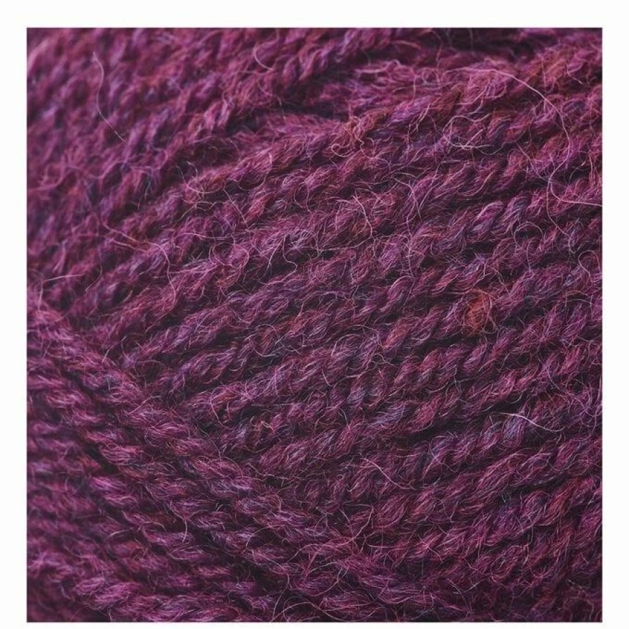 Acrylic Yarn * | New Wendy With Wool Aubergine Dk 100G