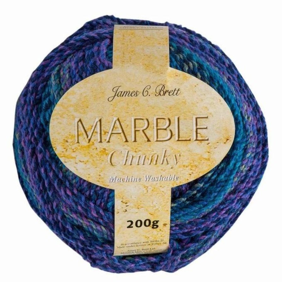 Chunky Yarn * | Outlet James C Brett Mc8 Marble Chunky Yarn 200 G