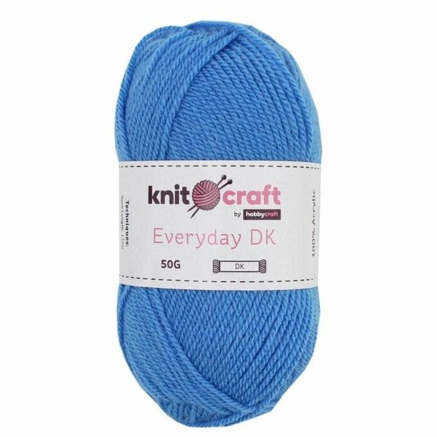 Acrylic Yarn * | Top 10 Knitcraft Blue Everyday Dk Yarn 50G