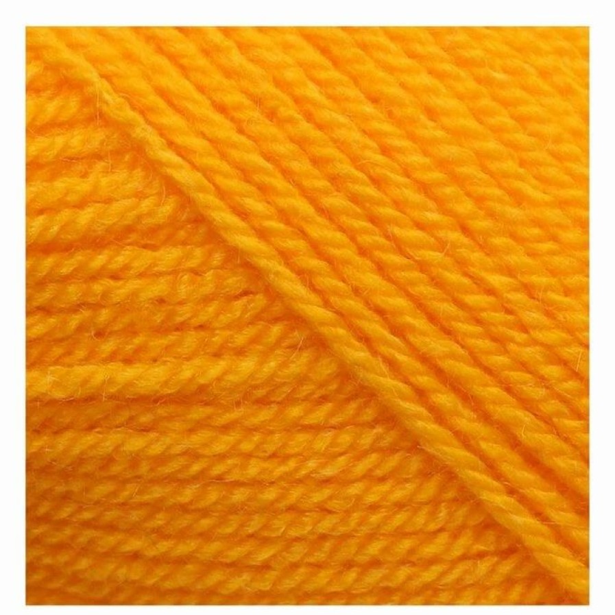 Acrylic Yarn * | Best Sale Knitcraft Golden Yellow Everyday Dk Yarn 50G