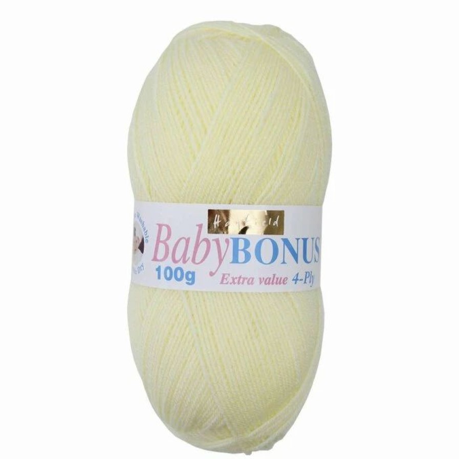 Acrylic Yarn * | Promo Hayfield Baby Lemon Baby Bonus 4 Ply Yarn 100G (852)