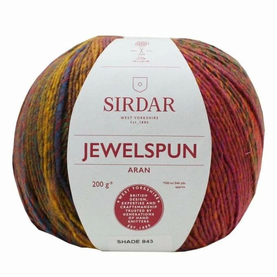 Acrylic Yarn * | New Sirdar Setting Sun Jewelspun Yarn 200G