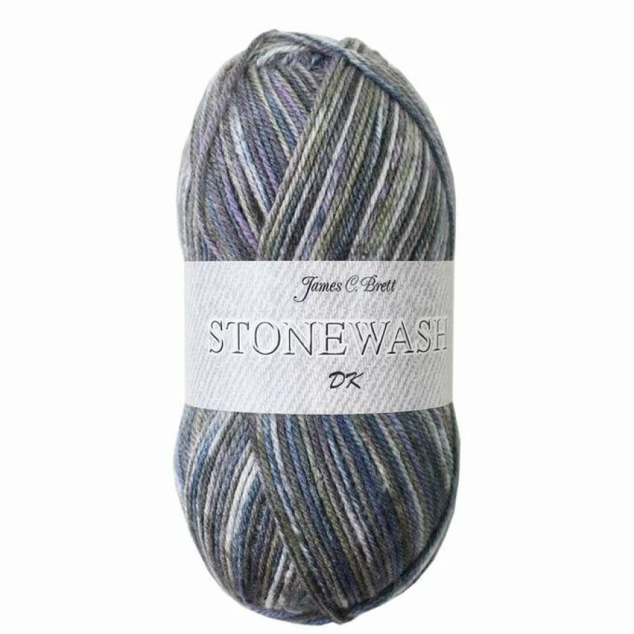 Acrylic Yarn * | Outlet James C Brett Green Stonewash Dk Yarn 100G