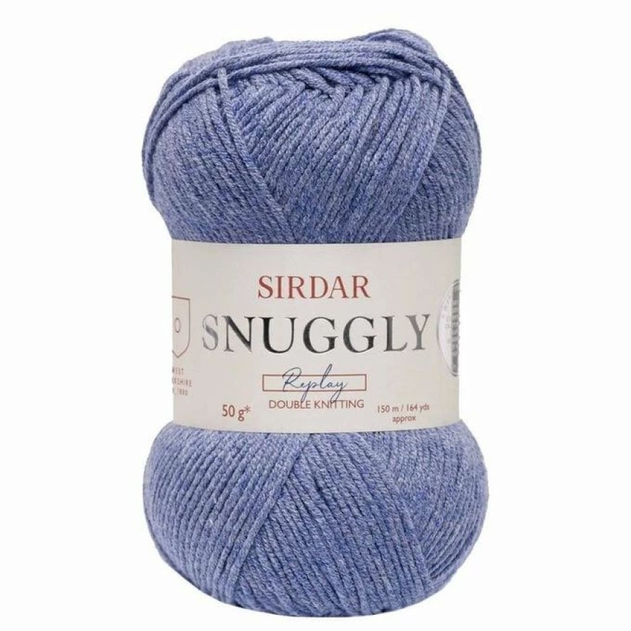 Cotton Yarn * | New Sirdar Daredevil Denim Snuggly Replay Dk Yarn 50G