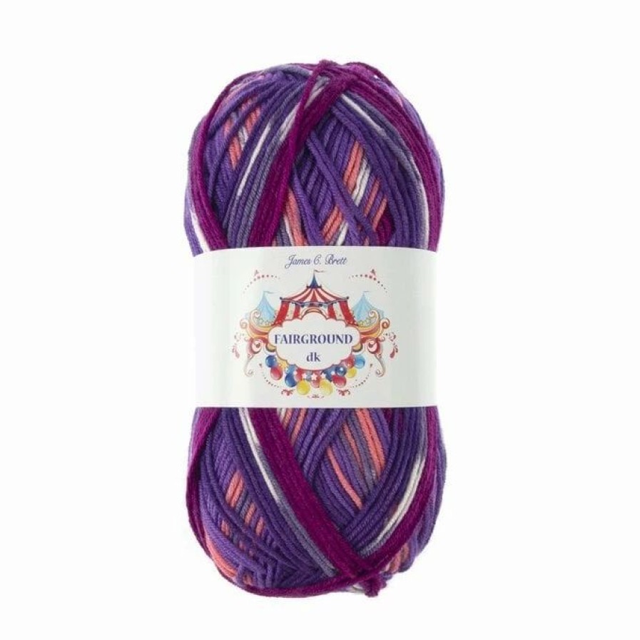 Acrylic Yarn * | Discount James C Brett Berry Mix Fairground Dk Yarn 100G