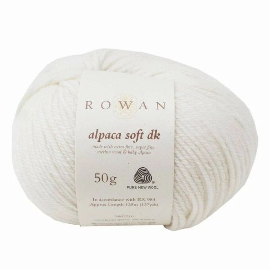 Wool * | Deals Rowan Simply White Alpaca Soft Dk Yarn 50G