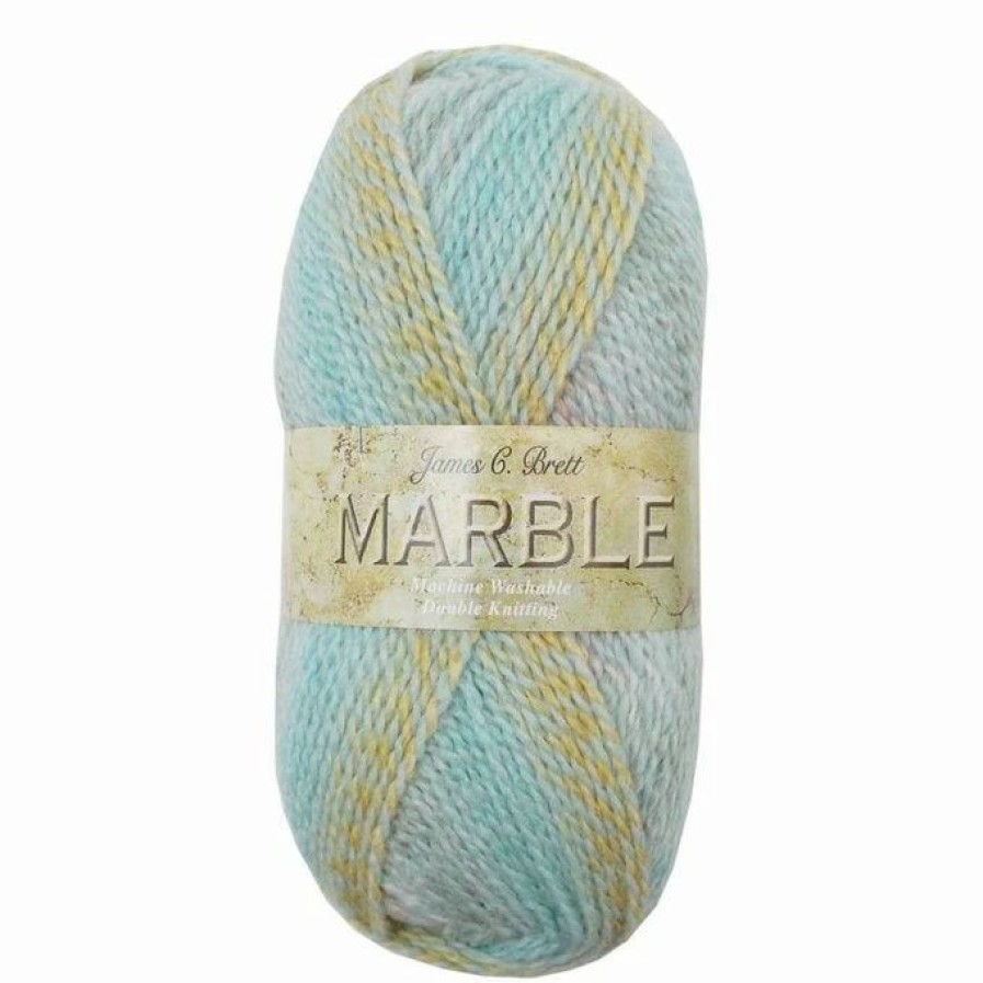 Acrylic Yarn * | Hot Sale James C Brett Green Marble Dk Yarn 100G