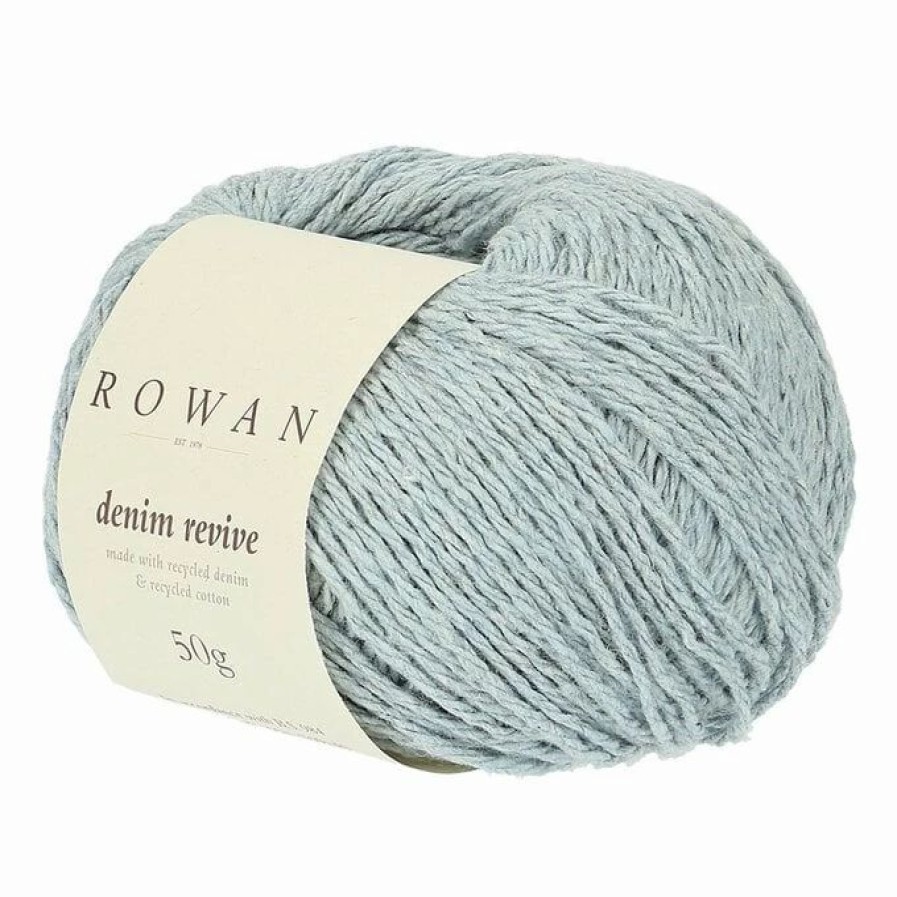 Cotton Yarn * | Best Pirce Rowan Blue Wash Denim Revive Yarn 50G