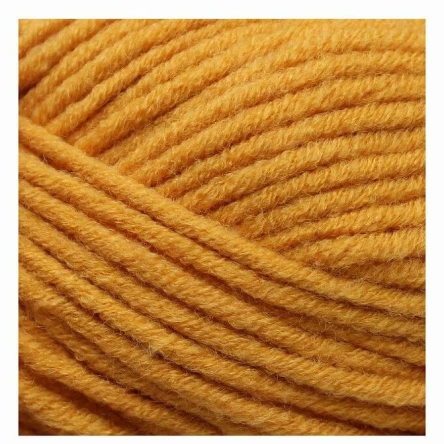 Chunky Yarn * | Buy The Wi Women'S Institute Mustard Soft And Chunky Yarn 100G