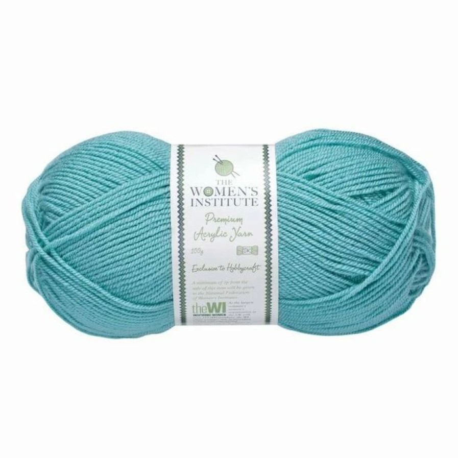 Acrylic Yarn * | Flash Sale The Wi Women'S Institute Aqua Premium Acrylic Yarn 100G