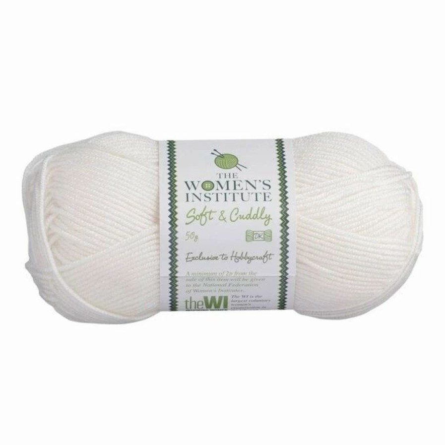 Acrylic Yarn * | Brand New The Wi Women'S Institute Cream Soft And Cuddly Dk Yarn 50G